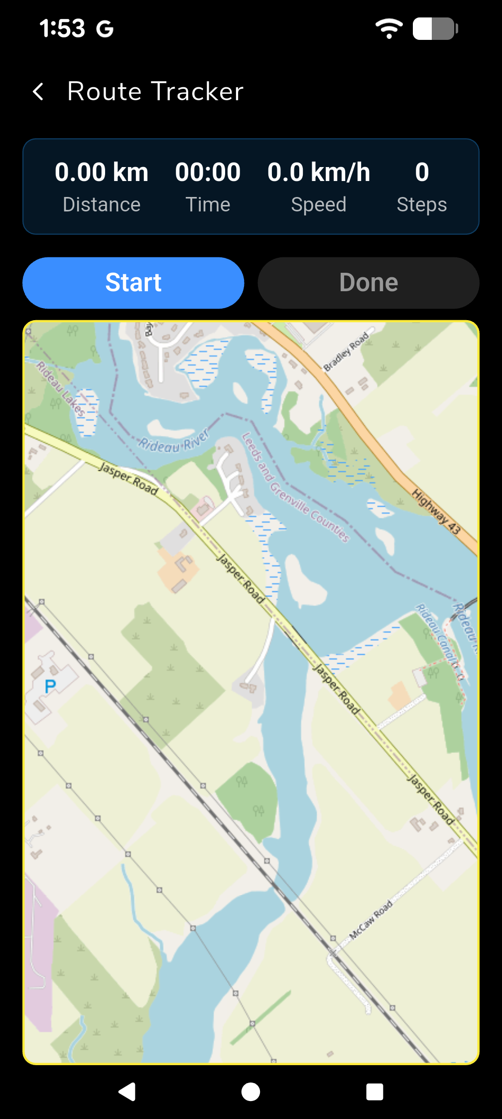 Run Tracker Screenshot