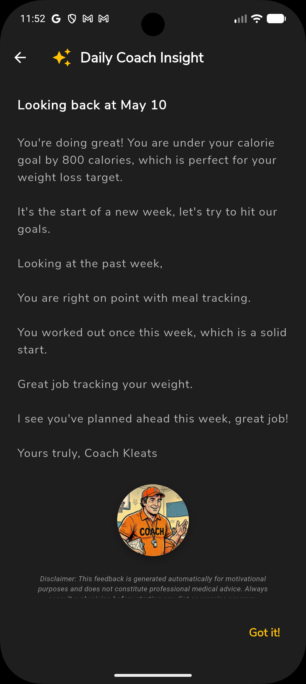 CrossTrainer App Screenshot — Screenshot 20260519 115259